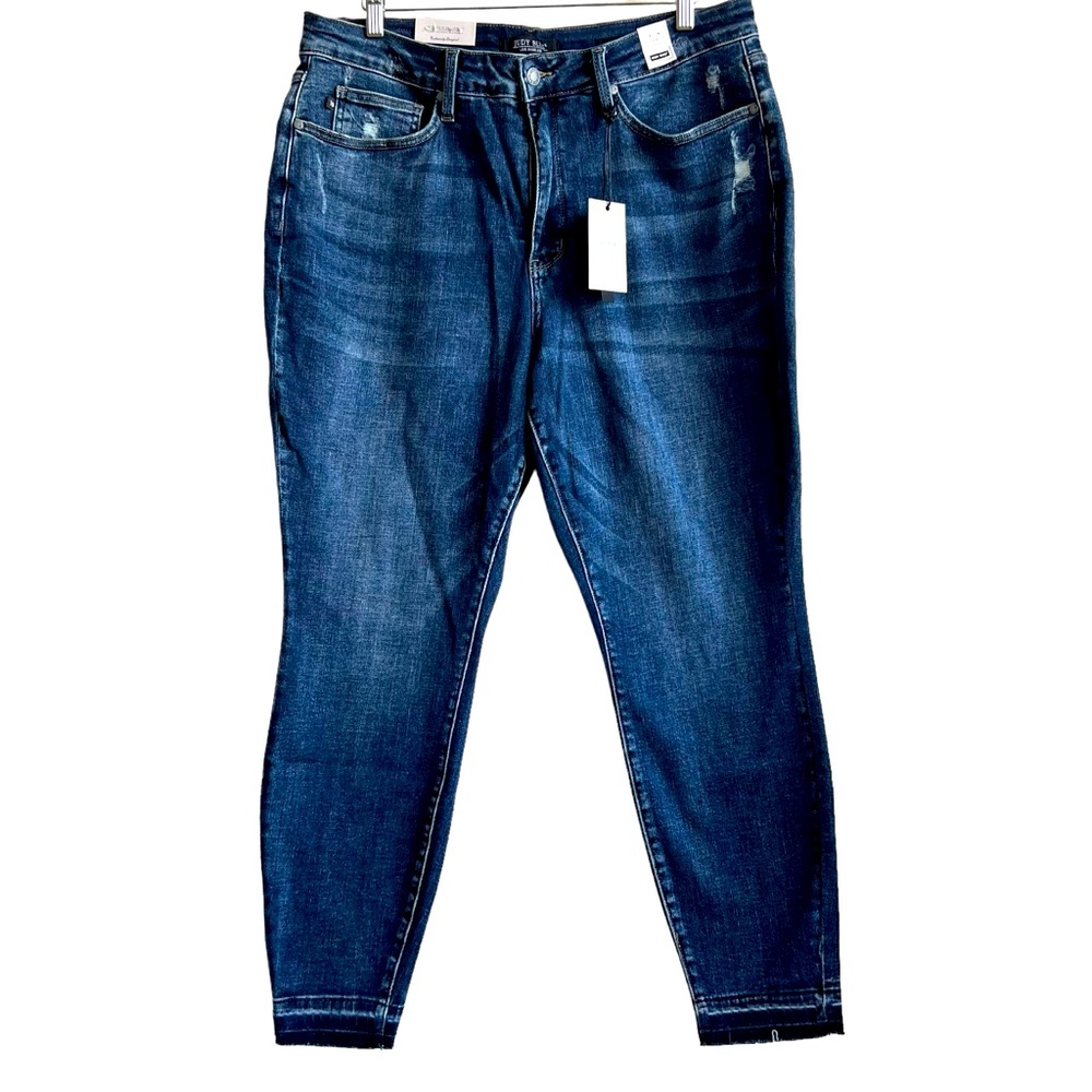 Judy Blue NWT High Waist Skinny Fit Dark Wash Control  20W Tummy Control…